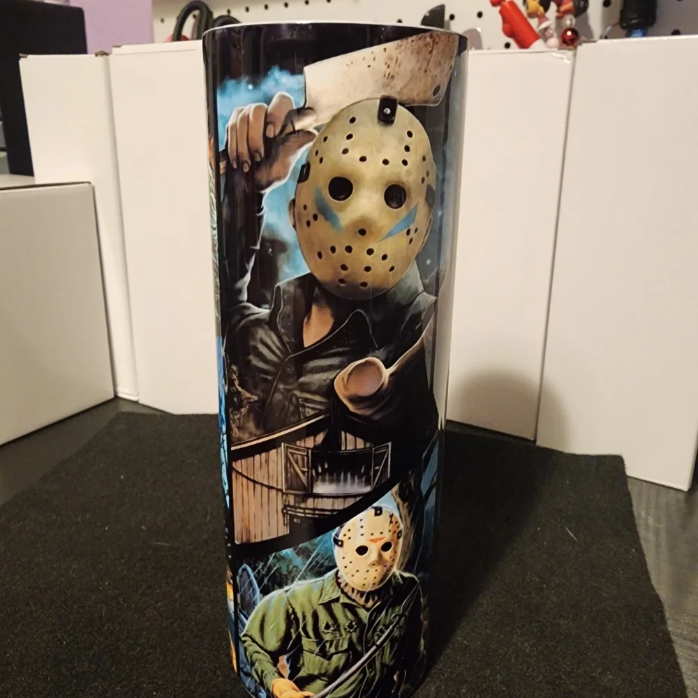 Horror Jason 20oz tumbler - Picture 2 of 3